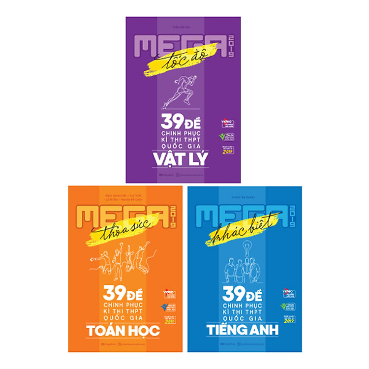 Combo Mega Luyện Đề THPTQG 2019: Toán - Lý - Anh