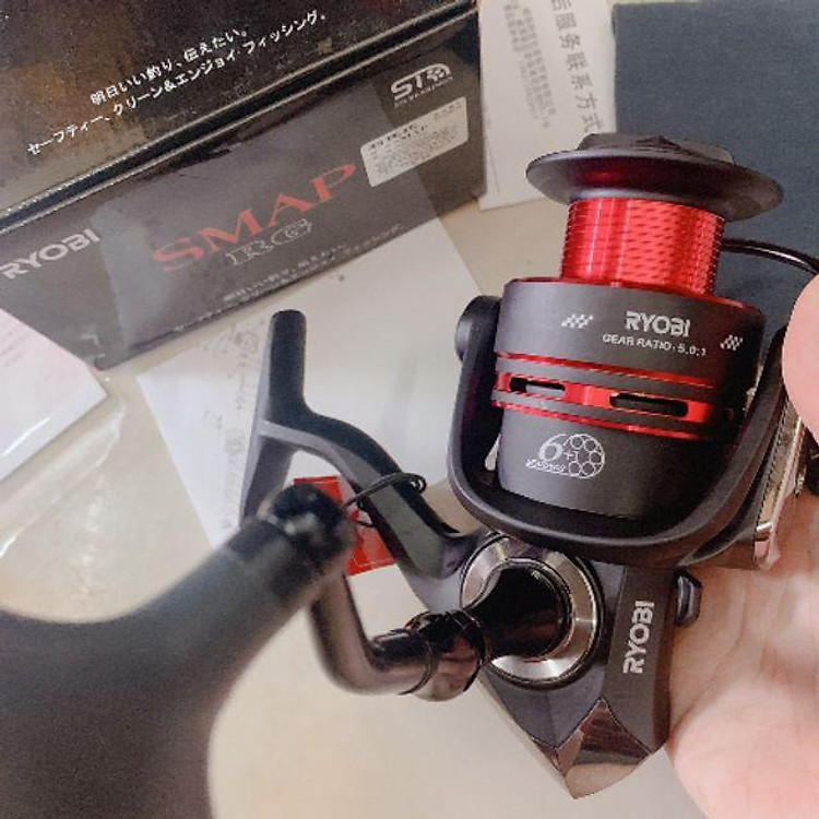 ( khuyến mại ) Máy câu cá Ryobi Smap 5000, 6000, 7000, 8000 hàng chính hãng ( đại hạ giá )