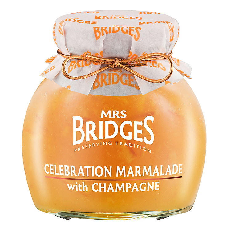 Mứt Cam Hương Rượu Sâm Banh Mrs Bridges Celebration Marmalade With Champagne - Orange Marmalade With Champagne MB833 (340g)