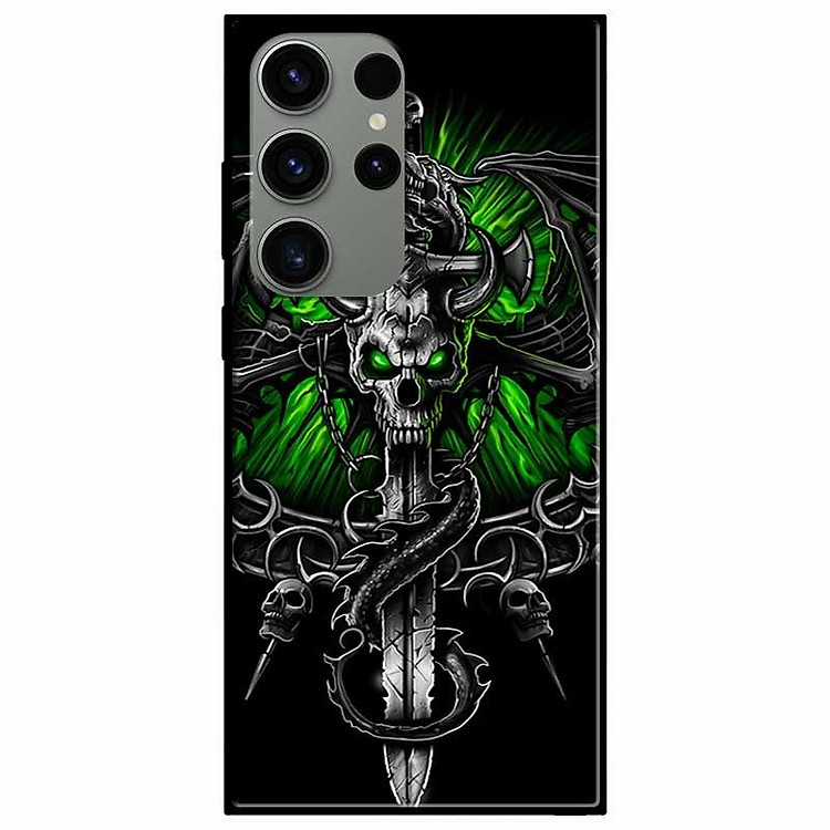 Ốp lưng dành cho Samsung S23 - S23 Plus - S23 Ultra - A34 5G - A54 5G mẫu Rồng Nền Xanh