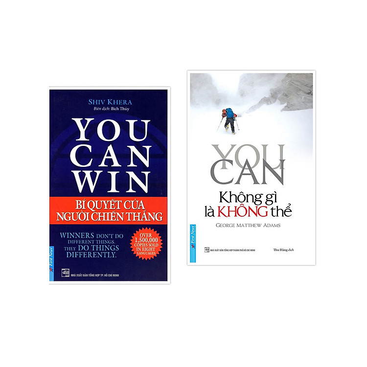 Combo You Can - Không Gì Là Không Thể + You Can Win - Bí Quyết Của Người Chiến Thắng (Bộ 2 Cuốn)_FN