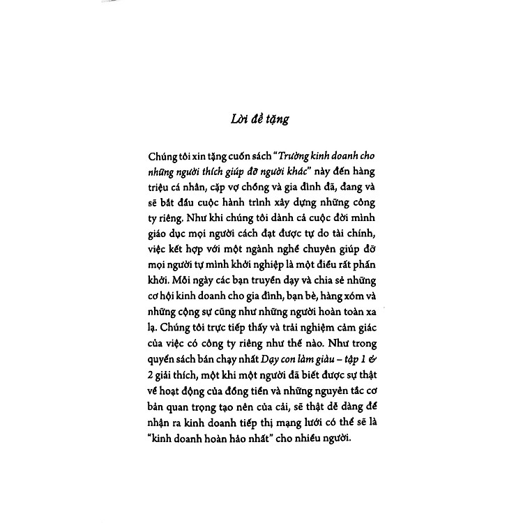 Dạy Con Làm Giàu 11 - Trường Dạy Kinh Doanh Cho Những Người Thích Giúp Đỡ Người Khác (2022) - Ảnh 6