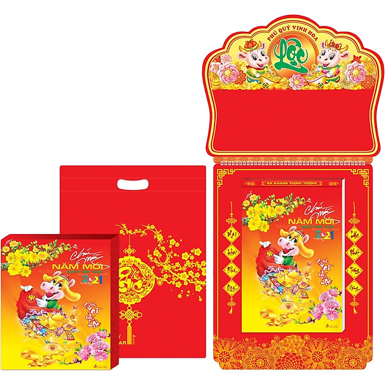 Lịch Bloc Gia Vũ Đại Đặc Biệt (16x24 cm) - Sắc Xuân