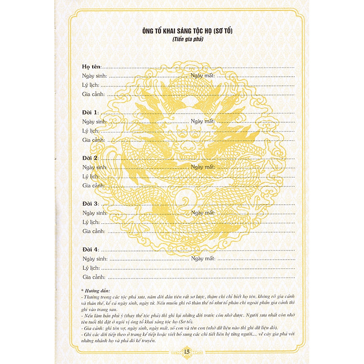 Gia Phả Dòng Tộc - Ảnh 2