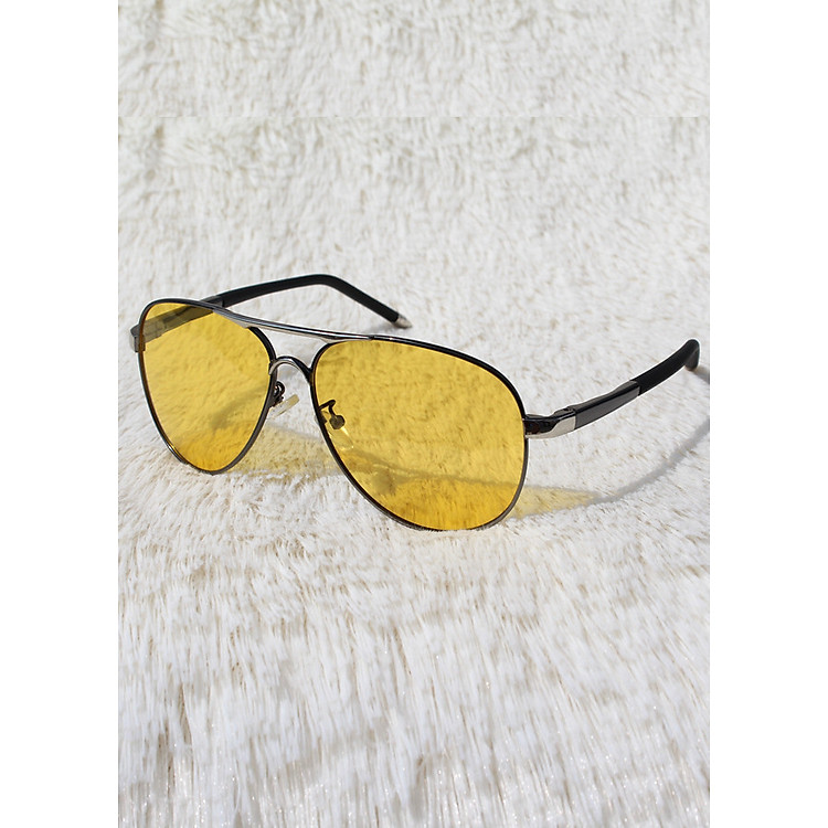 Kính đi đêm kính đi xe máy ban đêm cho nam nữ tròng polaroid phân cực chống UV bảo vệ mắt. Bộ sản phẩm đầy đủ phụ kiện