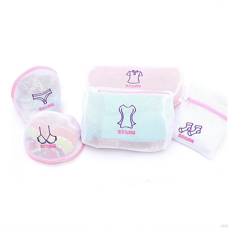 Bộ 5 túi giặt các kích thước bảo vệ đồ lót khi giặt máy giặt GS0069