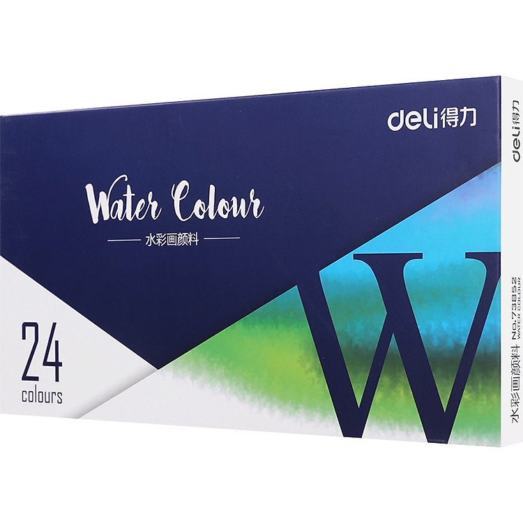 Màu Nước Dạng Tuýp Deli 73852 (24 màu)