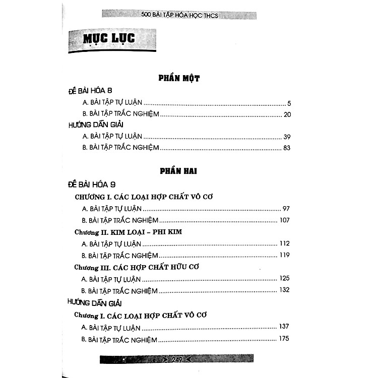 500 Bài Tập Hóa Học Trung Học Cơ Sở - Ảnh 3