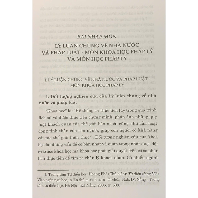 Giáo Trình Lý Luận Chung Về Nhà Nước Và Pháp Luật (Tái bản lần thứ tư, có chỉnh sửa, bổ sung) - Ảnh 4