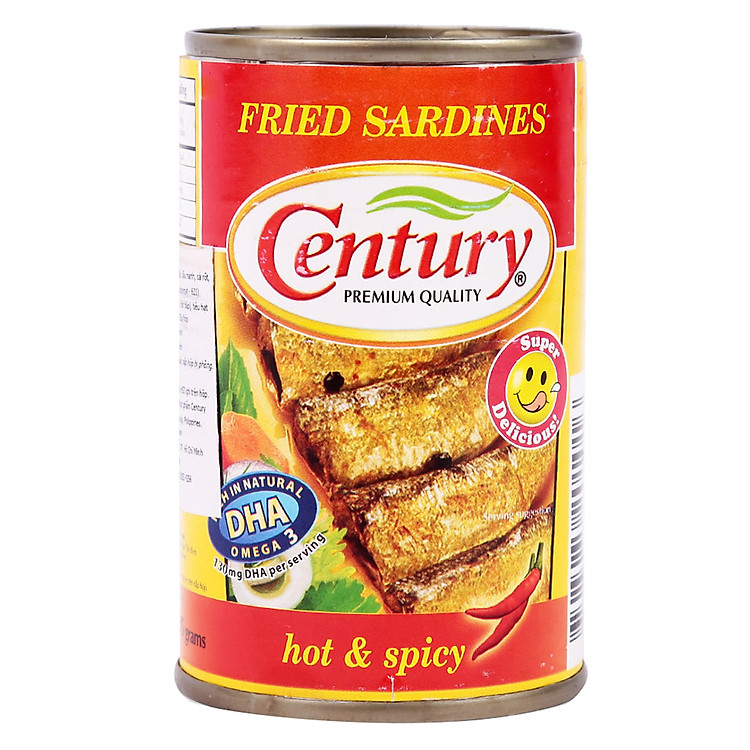 Cá Mòi Chiên Century Gia Vị Cay (155g)