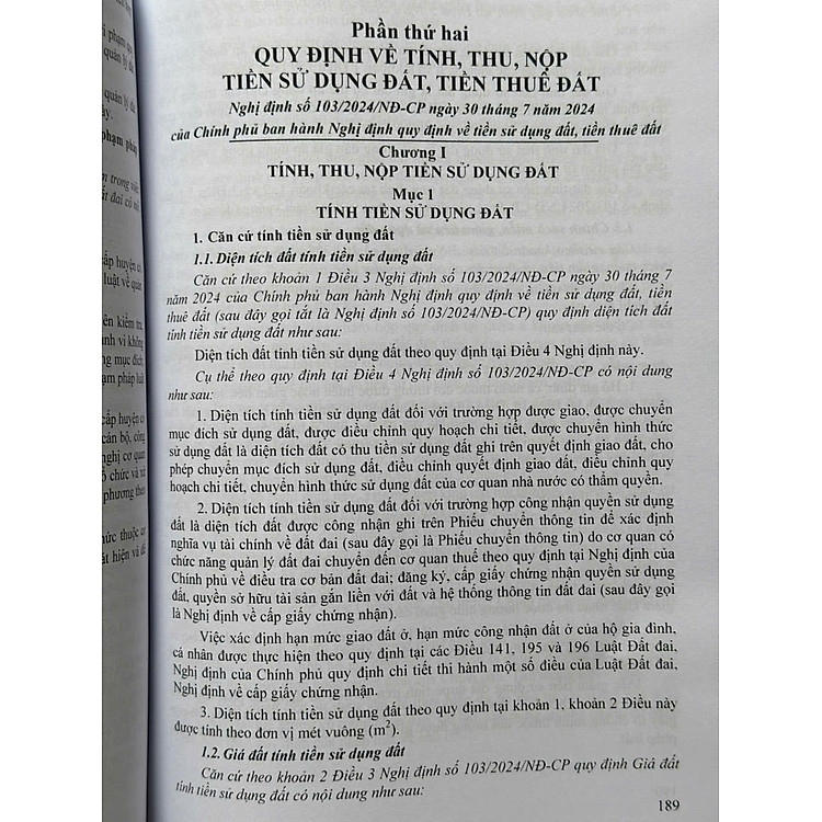 Quy Định Chi Tiết Luật Đất Đai Về Tính, Thu, Nộp Tiền Sử Dụng Đất, Tiền Thuê Đất Và Quỹ Phát Triển Đất (V2516T) - Ảnh 5