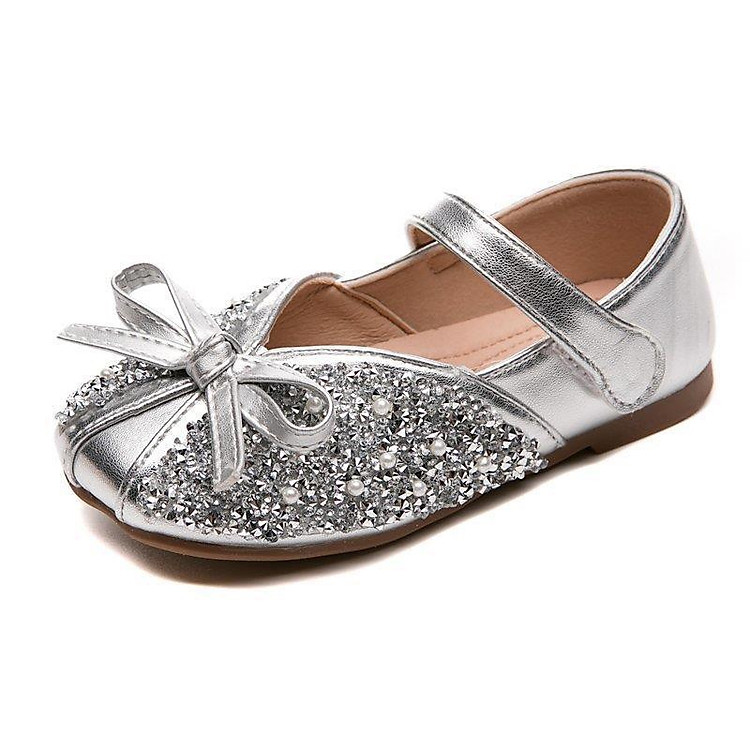 Giày công chúa phối đầm siêu xinh cho bé gái 1 - 12 tuổi phong cách Hàn GE69