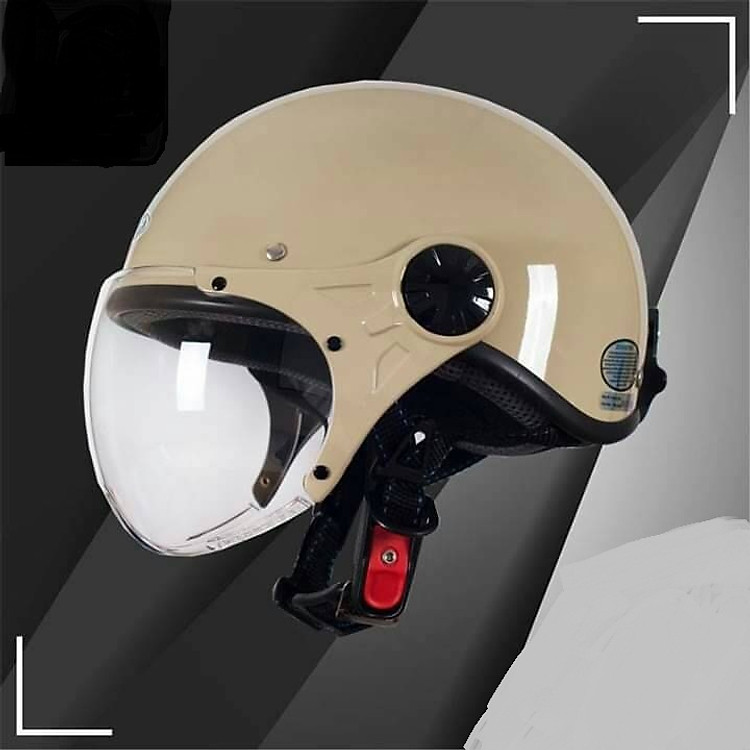 Mũ Bảo Hiểm Nửa Đầu Có Kính SUNDA 136A