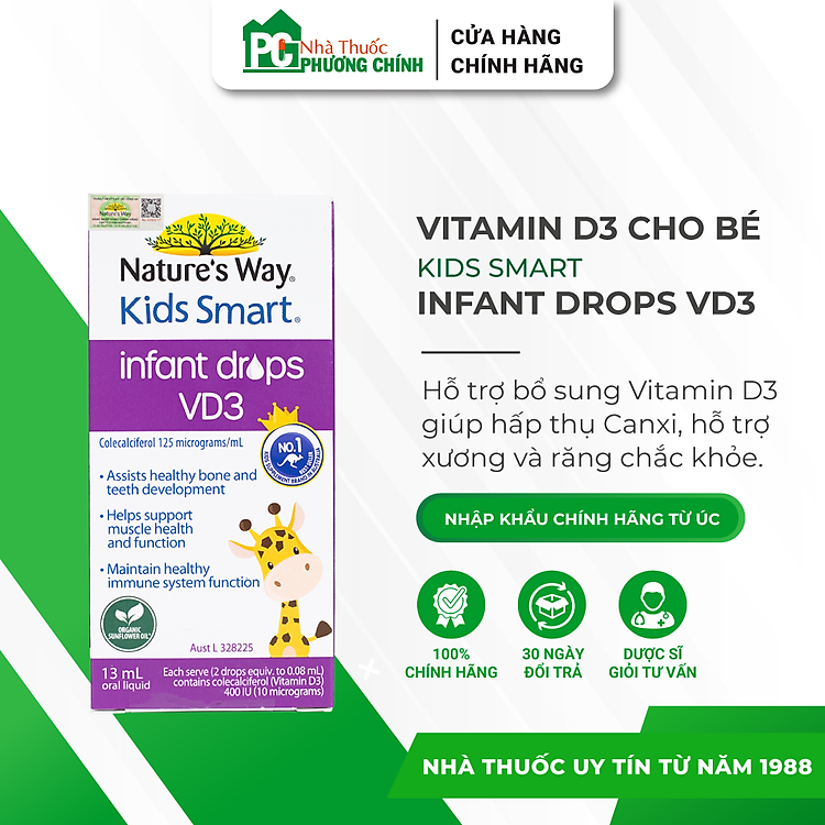 Tham Khảo tại ConCung: D3 Organic Nature's Way Kids Drops 13ml , nhận ngay nhiều Ưu đãi