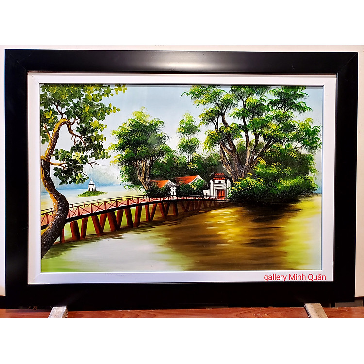 TRANH SƠN MÀI KHẢM TRAI , ỐC CẢNH HÀ NỘI