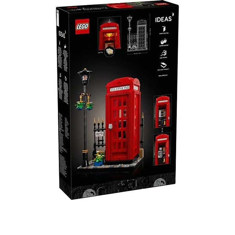Mua LEGO 21347 - Buồng Điện Thoại London Chính hãng Giá tốt - Hình ảnh 3