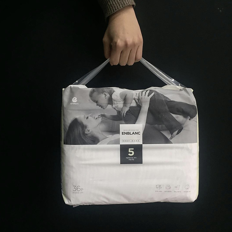 Tã dán Enblanc Hàn Quốc size 5 Chính hãng Ưu đãi - Hình ảnh 5