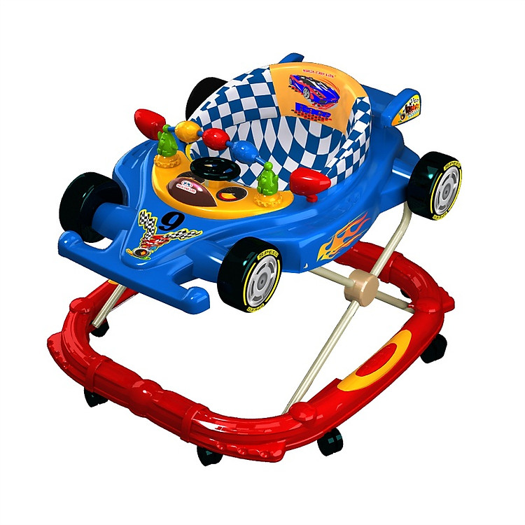 Xe Tập Đi Nhựa Chợ Lớn L4 Xe đua F1 (Không nhạc) - Dành Cho Bé Từ 6 - 12 Tháng - M1631A-XTĐ - Giao màu ngẫu nhiên