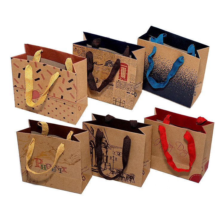 Túi Kraft Ngang Nhí KN001 (12.5 x 14 x 6.5 cm)