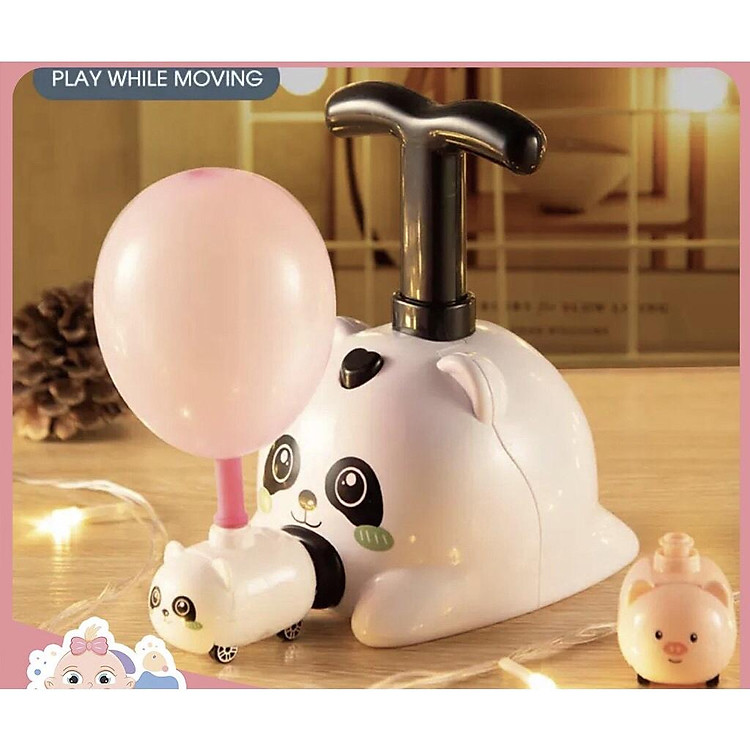 Xe Đồ Chơi Thông Minh GẤU Bơm Bóng Chính hãng Tiết kiệm - Hình ảnh 2