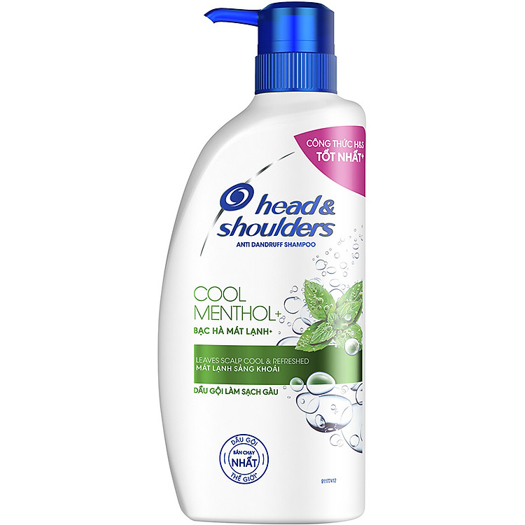 Dầu Gội Head & Shoulders Bạc Hà Làm Sạch Gàu (625ml)