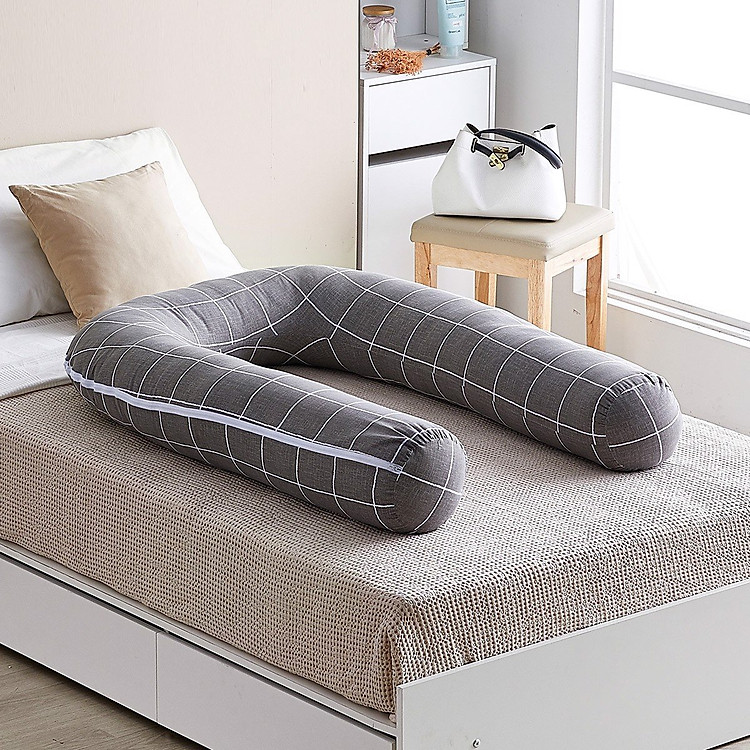 Mua tại Lazada: Gối ôm chữ U Dongsuh Furniture - Xám Chính hãng, giá tốt