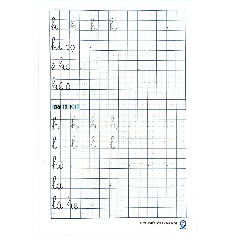 Luyện Viết Lớp 1 - Tập 1 - Ảnh 7