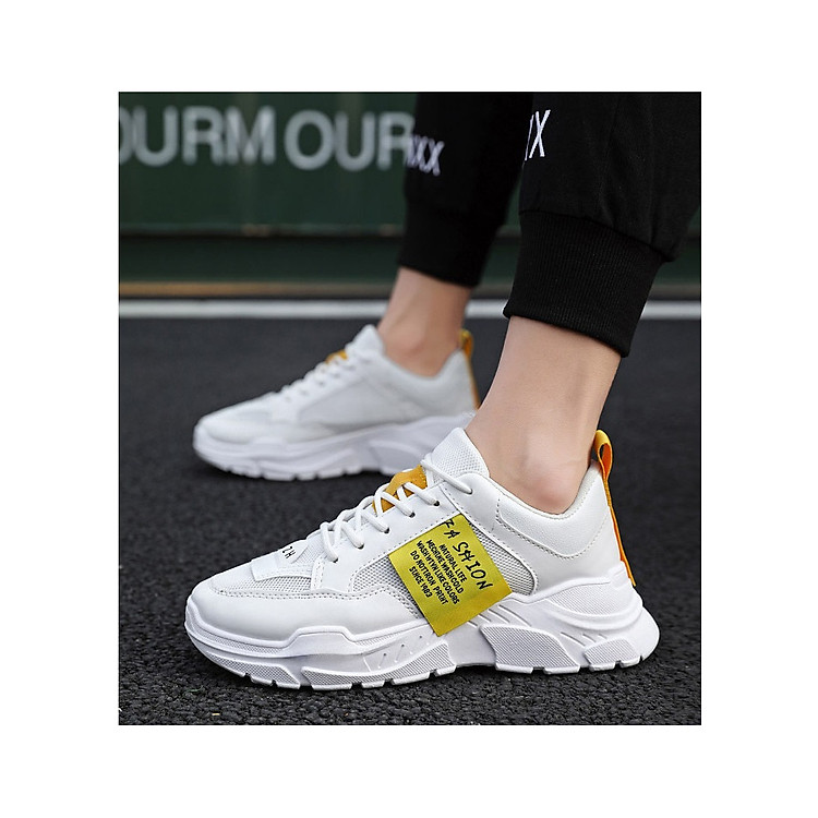 Giày sneaker thể thao nam cổ thấp phong cách Hàn Quốc