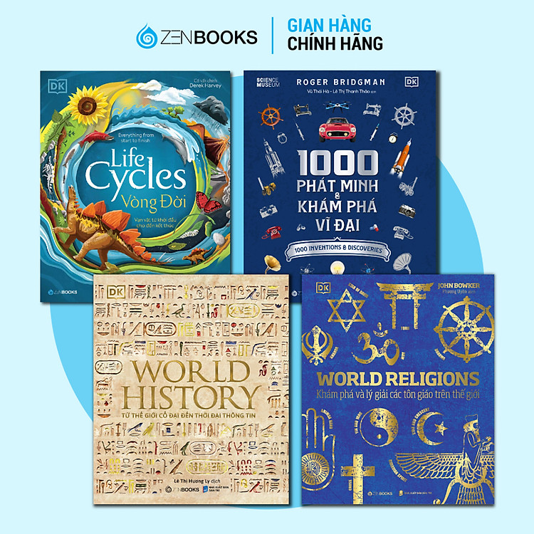 Bộ sách Khoa Học, Lịch Sử, Tôn Giáo DK