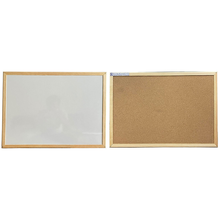 Bảng 2 mặt ghim vải bần và bút lông cao cấp (KT 0,4×0,6m)