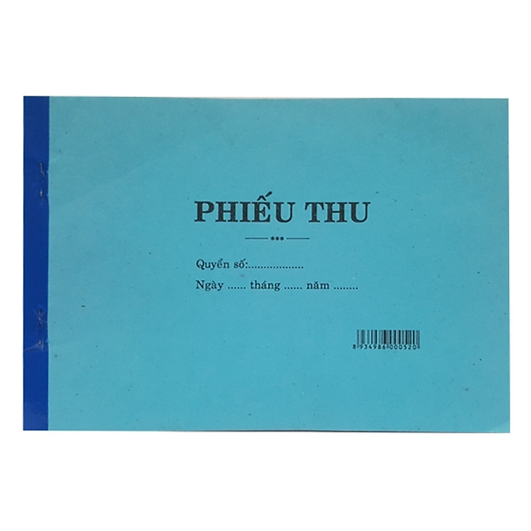 Bộ 3 Phiếu Thu 2 Liên