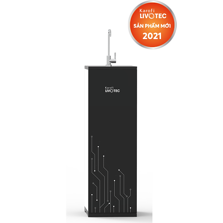 Máy lọc nước 9 lõi lọc hàng chính hãng Karofi Livotec 510, Màng RO 100 GPD Hàn Quốc