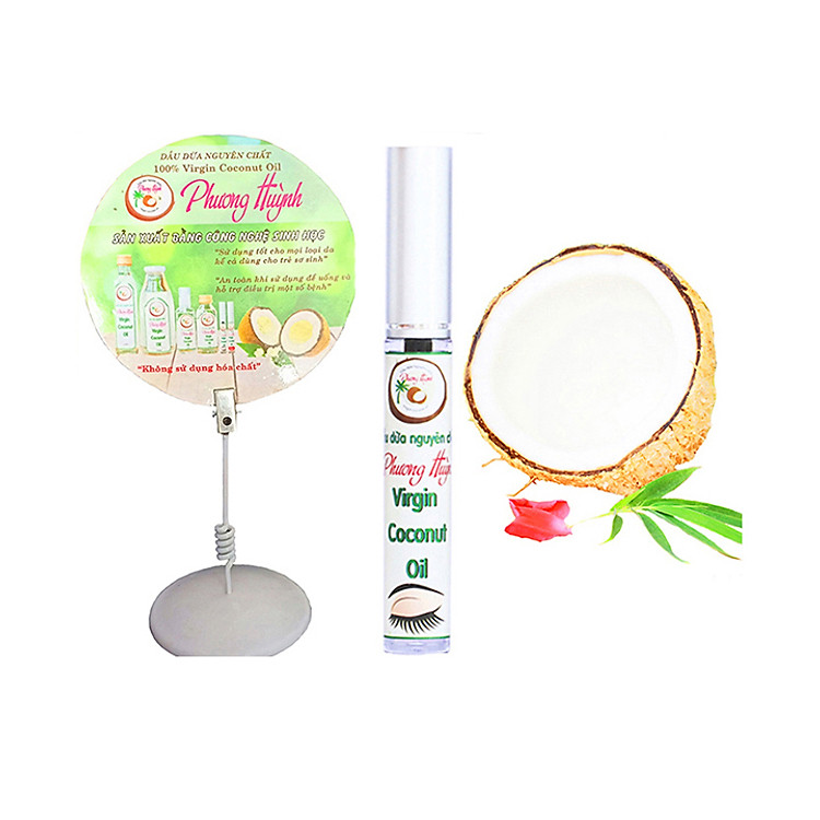 Dưỡng mi dầu dừa Phương Huỳnh Loại 5ml - chiếc xuất bằng Enzyme