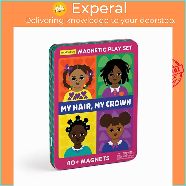 Sách - My Hair, My Crown Magnetic Play Set by Tabitha Brown (UK edition, paperback)