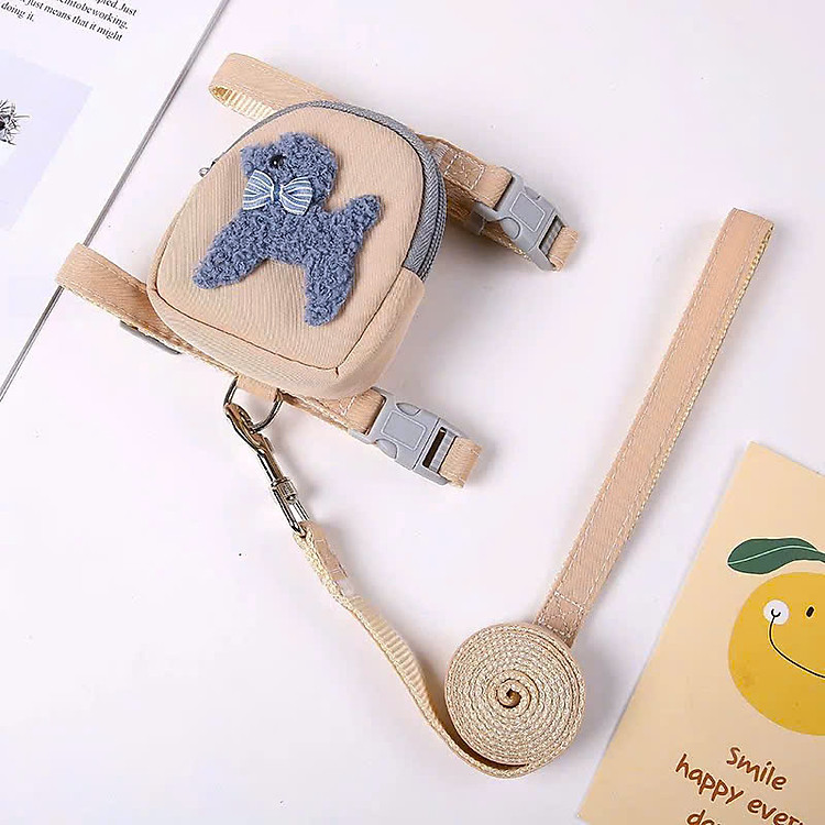 DÂY DẮT DÂY XÍCH BALO CUTE THÚ CƯNG DÀI 120CM TỪ 0.5-3KG DÀNH CHO THÚ CƯNG CHÓ MÈO