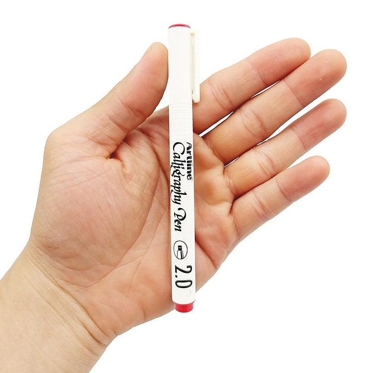 Bút Thư Pháp Artline EK-242 - Màu Đỏ - Ảnh 5