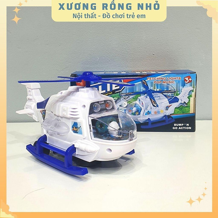 Đồ chơi máy bay trực thăng có âm thanh Chính hãng Giá tốt - Hình ảnh 4