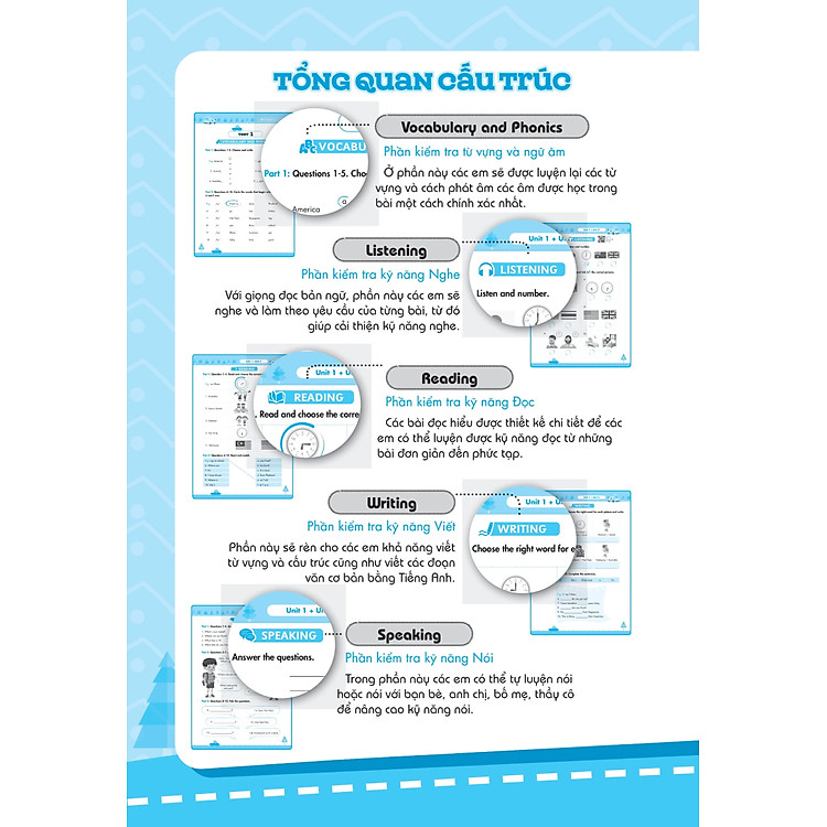 Big 4 Bộ Đề Tự Kiểm Tra 4 Kỹ Năng Nghe - Nói - Đọc - Viết Tiếng Anh Lớp 4 (Tập 1) - Ảnh 3