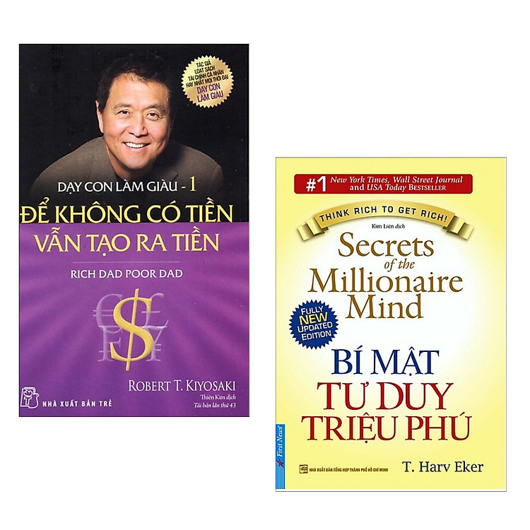 Combo 2 sách kinh tế hay tặng bookmark