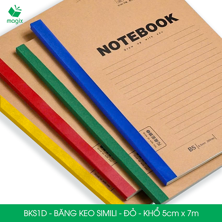 Băng Keo Simili 5cm x 7m (Đỏ) - Ảnh 5