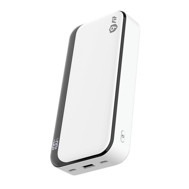 Sạc dự phòng 9FIT Pro 20,000mAh /3.7V Li-Polymer - 9PP20K04B, hỗ trợ sạc nhanh - Hàng chính hãng