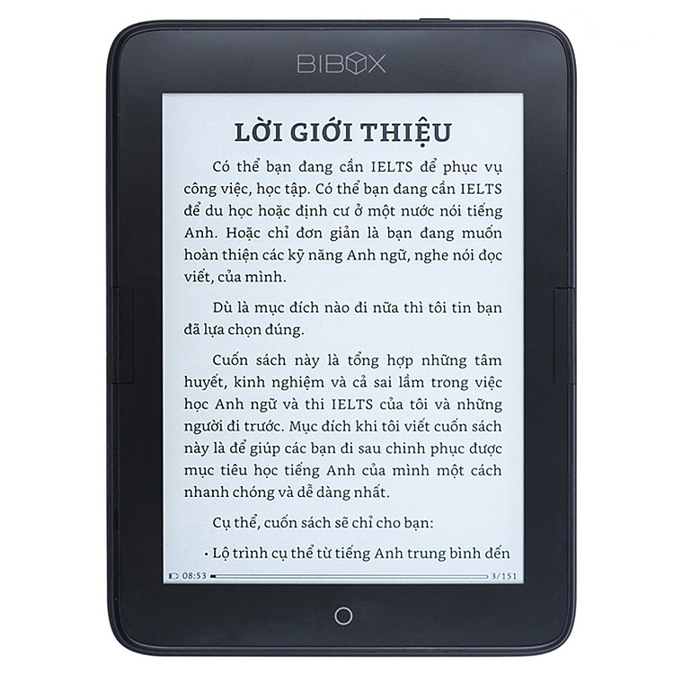 Máy đọc sách BIBOX B2 - Hàng Chính Hãng