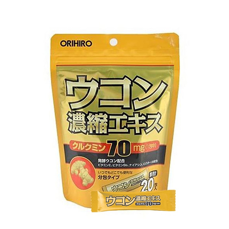 Bột nghệ giải độc gan, chống say Orihiro Nhật Bản(20 Gói)