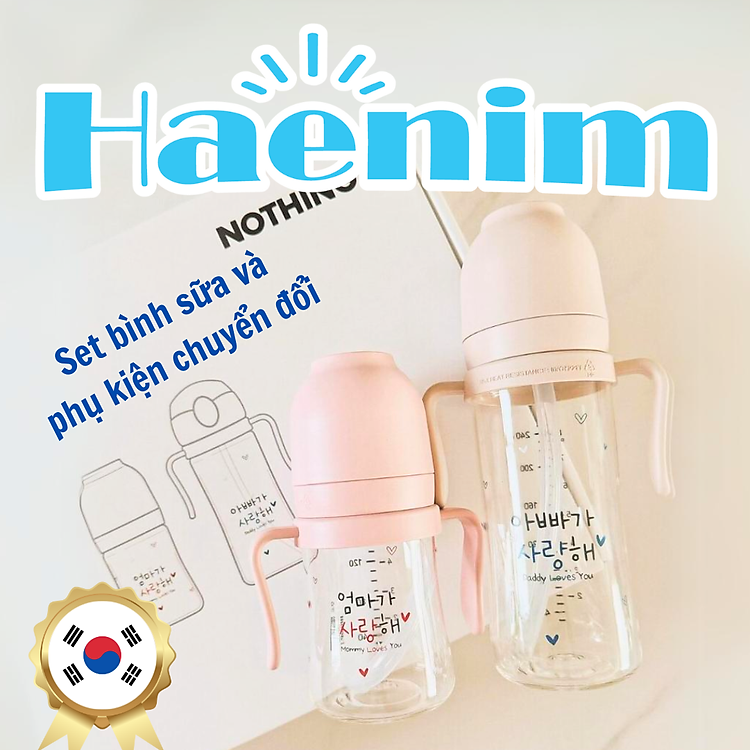 Tham Khảo tại ConCung: Bình sữa Haenim và phụ kiện , nhận ngay nhiều Ưu đãi