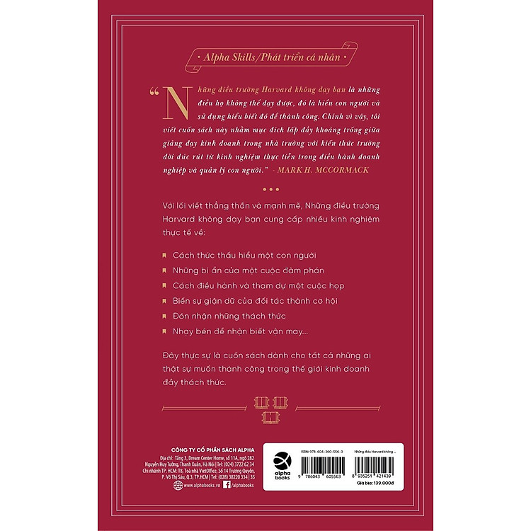 Những Điều Trường Harvard Không Dạy Bạn (Tái Bản) - Ảnh 3