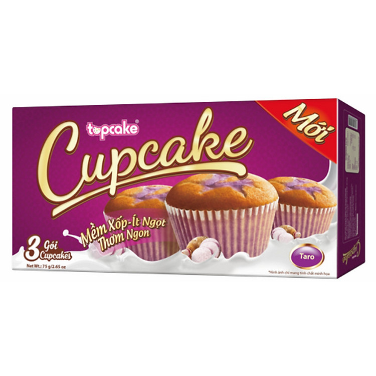 Bánh Cupcake - Khoai Môn (75g)