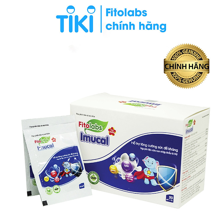 Fitolabs Imucal tăng đề kháng cho bé, kích thích vị giác, ăn ngon miệng, hấp thu tối đa chất dinh dưỡng