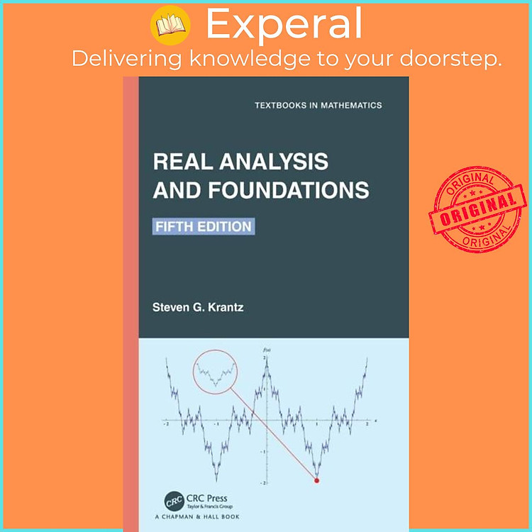 Sách - Real Analysis and Foundations by Steven G. Krantz (UK edition, hardcover)
