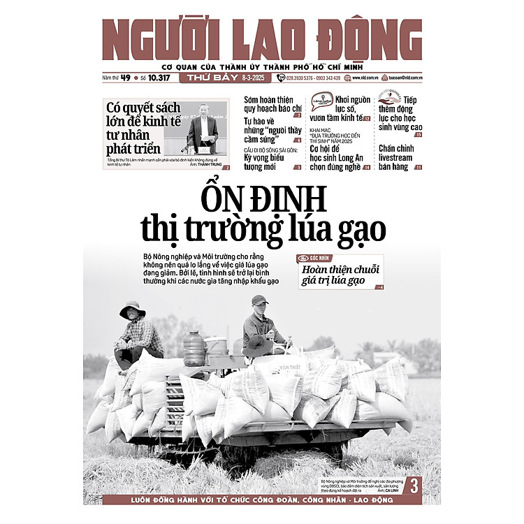 Nhật báo Người Lao Động từ ngày 03-03-2025 đến 09-03-2025 - Ảnh 6