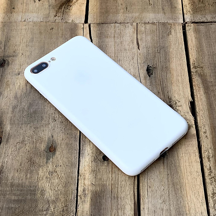 Ốp lưng dẻo trắng dành cho iPhone 7 Plus / iPhone 8 Plus